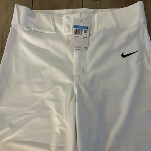 New Nike white medium baseball pant $40 value